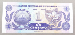 NICARAGUA 1 CENTAVO 1991 TOP #alb049 1219 - Nicaragua