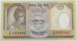 NEPAL 10 RUPEES TOP #alb017 0053 - Nepal