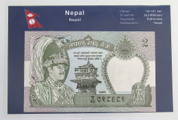 NEPAL 2 RUPEES #alb068 0151 - Népal