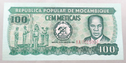 MOZAMBIQUE 100 METICAIS 1980 TOP #alb051 1701 - Mozambico