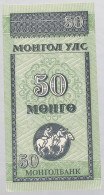 MONGOLIA 50 MONGO UNC #alb018 0105 - Mongolia