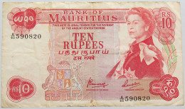 MAURITIUS 10 RUPEES 1967 #alb015 0055 - Mauricio