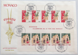 MONACO STAMPS, STATIONERY 1981 FETE DES RAMEAUX #alb006 0009 - Mónaco