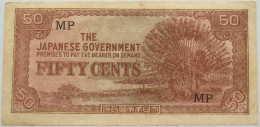 MALAYSIA JAPANESE GOVERMENT 50 CENTS #alb020 0013 - Maleisië