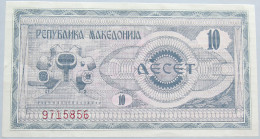 MACEDONIA 10 MAKEDONKA 1992 RARE #alb003 0085 - Noord-Macedonië