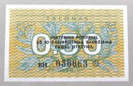 LITHUANIA 0.5 TALONAS 1991 TOP #alb050 0685 - Litouwen