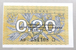 LITHUANIA 0.2 TALONAS 1991 TOP #alb051 1861 - Lituanie