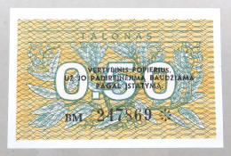 LITHUANIA 0.5 TALONAS 1991 TOP #alb051 1859 - Litouwen