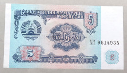 TAJIKISTAN 5 ROUBLES 1994 TOP #alb050 0587 - Tadschikistan