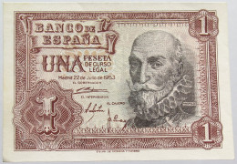 SPAIN 1 PESETA 1953 TOP #alb014 0443 - 1-2 Pesetas