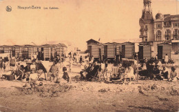 BELGIQUE - Nieuport-Bains - Les Cabines -  Animé - Carte Postale Ancienne - Nieuwpoort