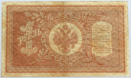 RUSSIA 1 ROUBLE 1898 #alb003 0621 - Russie