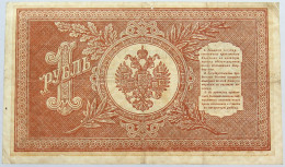 RUSSIA 1 ROUBLE 1898 #alb003 0639 - Russie