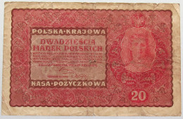 POLAND 20 MAREK 1919 #alb017 0083 - Pologne