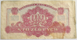 POLAND 100 ZLOTY 1944 #alb068 0157 - Pologne