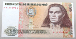 PERU 500 INTIS 1987 TOP #alb049 0751 - Peru