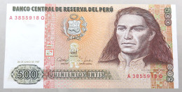 PERU 500 INTIS 1987 TOP #alb049 0753 - Perù