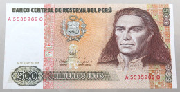 PERU 500 INTIS 1987 TOP #alb049 0741 - Perù