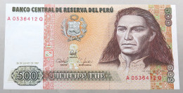 PERU 500 INTIS 1987 TOP #alb049 0749 - Perù