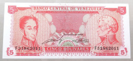 VENEZUELA 5 BOLIVARES 1989 TOP #alb049 1337 - Venezuela