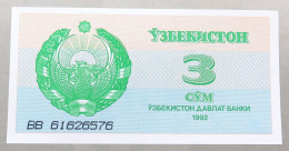 UZBEKISTAN 3 SUM 1992 TOP #alb050 1119 - Oezbekistan