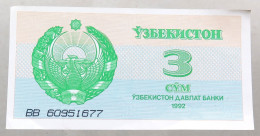 UZBEKISTAN 3 SUM 1992 TOP #alb050 1121 - Uzbekistan