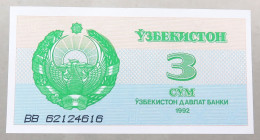 UZBEKISTAN 3 SUM 1992 TOP #alb050 1115 - Ouzbékistan