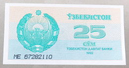 UZBEKISTAN 25 SUM 1992 TOP #alb051 1779 - Uzbekistan