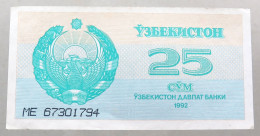 UZBEKISTAN 25 SUM 1992 TOP #alb050 1145 - Uzbekistan