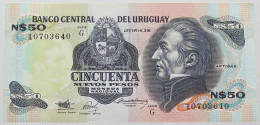 URUGUAY 50 PESOS TOP #alb016 0479 - Uruguay