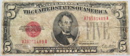 UNITED STATES 5 DOLLARS 1928 #alb011 0063 - Biglietti Degli Stati Uniti (1928-1953)