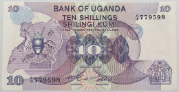 UGANDA 10 SHILLINGS TOP #alb016 0441 - Oeganda