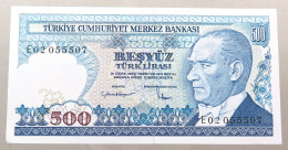 TURKEY 500 LIRASI 1970 TOP #alb049 1141 - Turquie