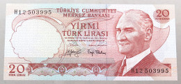 TURKEY 20 LIRASI 1970 TOP #alb049 1171 - Turquie