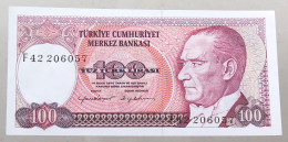 TURKEY 100 LIRASI 1970 TOP #alb049 1111 - Turquie