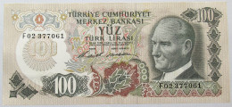 TURKEY 100 LIRASI 1970 TOP #alb016 0347 - Turquie