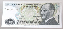 TURKEY 10 LIRASI 1970 TOP #alb049 1039 - Turquie