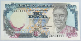 ZAMBIA 10 KWACHA 1991 #alb003 0045 - Zambie