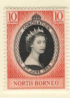 1953 QUEEN ELIZABETH CORONATION  NORTH BORNEO - North Borneo (...-1963)