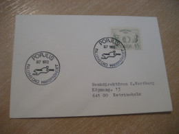 PORJUS 1972 Hare Lievre Rabbit Lapin Cancel Cover SWEDEN - Rabbits