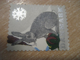 1961 Jul Rabbit Lapin Poster Stamp Vignette DENMARK Label - Rabbits