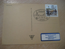 OSTEREISTEDT 2004 Rabbit Lapin Cancel Stift Gottweig Postcard GERMANY - Rabbits
