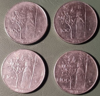 ITALIA  1975-77-78-79  Lire 100 - 100 Liras