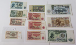 COLLECTION LOT BANKNOTES BULGARIA 25pc #xbb 023 - Colecciones Y Lotes