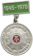 GERMANY DDR MEDAL 1945-1970 40MM #alb060 0339 - Other & Unclassified