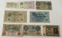 GERMANY COLLECTION BANKNOTES, LOT 15pc EMPIRE #xb 373 - Verzamelingen