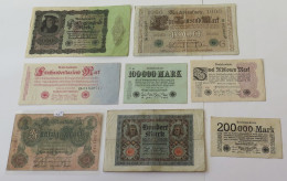 GERMANY COLLECTION BANKNOTES, LOT 15pc EMPIRE #xb 301 - Sammlungen