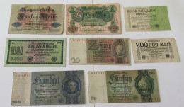 GERMANY COLLECTION BANKNOTES, LOT 15pc EMPIRE #xb 279 - Verzamelingen