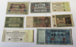 GERMANY COLLECTION BANKNOTES, LOT 15pc EMPIRE #xb 287 - Sammlungen