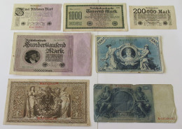 GERMANY COLLECTION BANKNOTES, LOT 15pc EMPIRE #xb 265 - Sammlungen